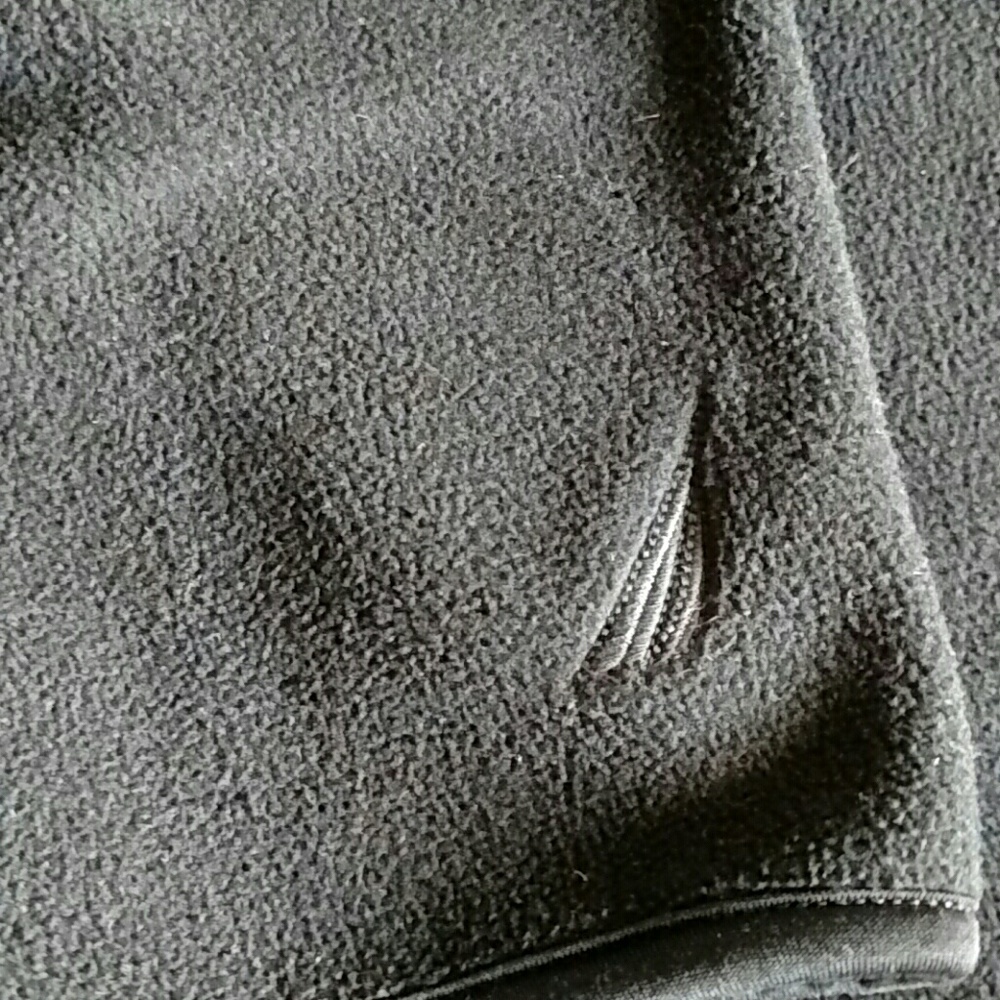 Nautica Black Fleece Full Zip Up Jacket - Picture 4 of 7